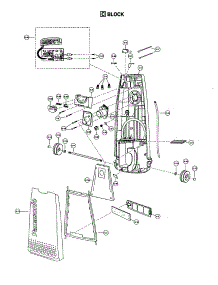 Body parts for Panasonic Upright Vacuum MC-V7398 from AppliancePartsPros.com