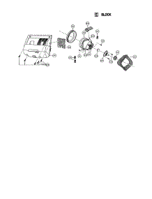 Motor Case And Motor parts for Panasonic Upright Vacuum MC-V7400D from AppliancePartsPros.com