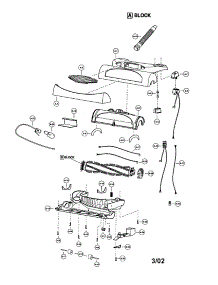 Nozzle Housing parts for Panasonic Upright Vacuum MC-V7407D from AppliancePartsPros.com