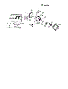 Motor Case And Motor parts for Panasonic Upright Vacuum MC-V7418D from AppliancePartsPros.com