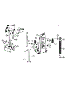 Handle Assy / Rear Dust / Cord Reel Assy parts for Panasonic Upright Vacuum MC-V7428 from AppliancePartsPros.com