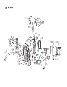Body / Handle / Rear Dust Compartment parts for Panasonic Upright Vacuum MC-V7505 from AppliancePartsPros.com