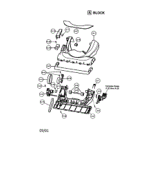 Nozzle Housing parts for Panasonic Upright Vacuum MC-V7515 from AppliancePartsPros.com