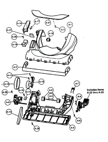 Nozzle Housing parts for Panasonic Upright Vacuum MC-V7515-01 from AppliancePartsPros.com