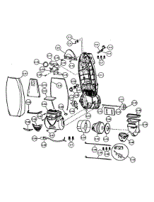 Motor Housing,Motor,Body parts for Panasonic Upright Vacuum MC-V7515-01 from AppliancePartsPros.com