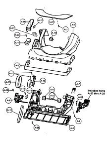Nozzle Housing Assy parts for Panasonic Upright Vacuum MC-V7521-00 from AppliancePartsPros.com