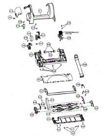 Nozzle Housing parts for Panasonic Upright Vacuum MC-V752200 from AppliancePartsPros.com