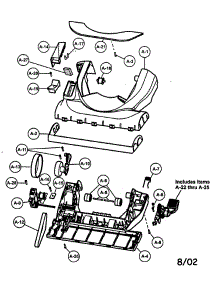Nozzle Housing Assy parts for Panasonic Upright Vacuum MC-V7531-00 from AppliancePartsPros.com