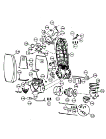 Motor,Housing Motor / Body parts for Panasonic Upright Vacuum MC-V7531-00 from AppliancePartsPros.com