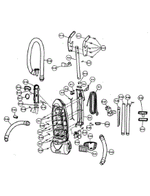 Body,Handle,Rear Dust Compartment parts for Panasonic Upright Vacuum MC-V7531-00 from AppliancePartsPros.com