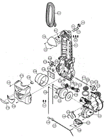 Motor Housing / Body parts for Panasonic Upright Vacuum MC-V757100 from AppliancePartsPros.com