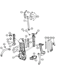 Body / Handle / Rear Dust Compartment parts for Panasonic Upright Vacuum MC-V757100 from AppliancePartsPros.com