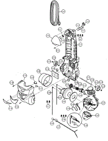 Motor Housing / Body parts for Panasonic Upright Vacuum MC-V758100 from AppliancePartsPros.com
