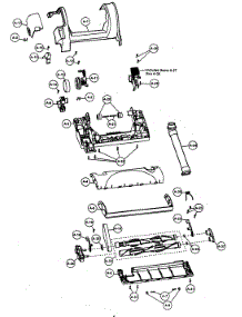 Nozzle Housing parts for Panasonic Upright Vacuum MC-V758200 from AppliancePartsPros.com