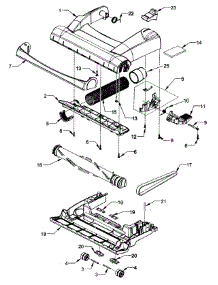 Nozzle Assy parts for Panasonic Upright Vacuum MC-V7710-00 from AppliancePartsPros.com