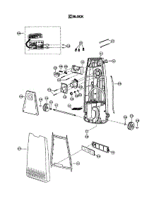 Body parts for Panasonic Upright Vacuum MC-V780-00 from AppliancePartsPros.com