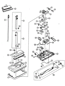 Power Nozzle / Agitator Assy parts for Panasonic Canister Vacuum MC-V962600 from AppliancePartsPros.com