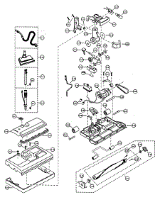 Power Nozzle / Agitaor Assy / Hose parts for Panasonic Canister Vacuum MC-V964000 from AppliancePartsPros.com