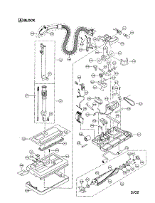 Power Nozzle / Agitator / Hose parts for Panasonic Canister Vacuum MC-V9647 from AppliancePartsPros.com