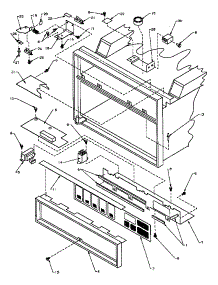 Control Panel Assembly parts for Amana Microwave MC2000MPP-P1154603M from AppliancePartsPros.com