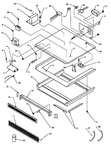 Chassis Assembly & Electrical Components parts for Amana Microwave MC2000MPP-P1154603M from AppliancePartsPros.com