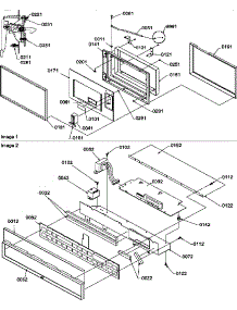 Door / Control Panel parts for Amana Microwave MC2000MPT-P1154602M from AppliancePartsPros.com