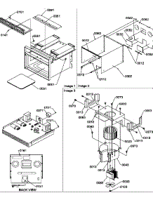 Cabinet / Blower parts for Amana Microwave MC2000MPT-P1154602M from AppliancePartsPros.com