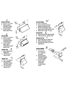 Wall Caps 1 parts for Broan Range Hood MD6TU from AppliancePartsPros.com