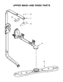 Upper Wash And Rinse Parts parts for Maytag Dishwasher MDB4949SHW1 from AppliancePartsPros.com