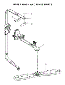 Upper Wash And Rinse Parts parts for Maytag Dishwasher MDB4949SHZ1 from AppliancePartsPros.com