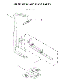 Upper Wash And Rinse Parts parts for Maytag Dishwasher MDB4949SKW0 from AppliancePartsPros.com