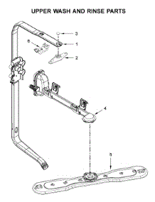 Upper Wash And Rinse Parts parts for Maytag Dishwasher MDB7959SHZ1 from AppliancePartsPros.com