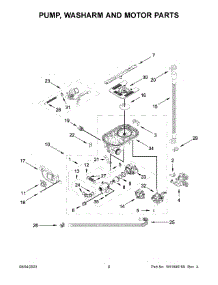 Pump, Washarm And Motor Parts parts for Maytag Dishwasher MDB7959SKZ2 from AppliancePartsPros.com
