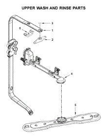 Upper Wash And Rinse Parts parts for Maytag Dishwasher MDB7979SHZ1 from AppliancePartsPros.com
