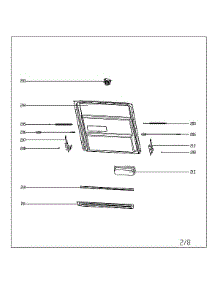 Dispenser Assy parts for Midea Dishwasher MDT24H3AST from AppliancePartsPros.com