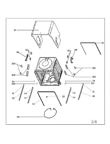 Tub Assy parts for Midea Dishwasher MDT24H3AST from AppliancePartsPros.com