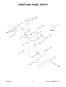 Door And Panel Parts parts for Maytag Dishwasher MDTS4224PZ0 from AppliancePartsPros.com