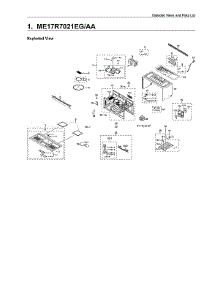 Main Assy parts for Samsung Microwave/Hood Combo ME17R7021EG/AA-01 from AppliancePartsPros.com