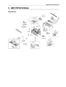 Main Assy parts for Samsung Microwave/Hood Combo ME17R7021ES/AA-00 from AppliancePartsPros.com