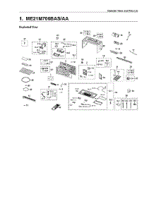 Main Parts Assy parts for Samsung Microwave/Hood Combo ME21M706BAS/AA-00 from AppliancePartsPros.com