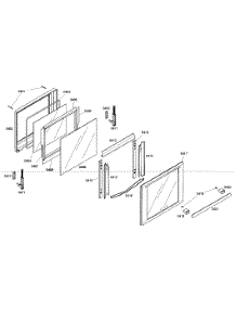 Door Assy parts for Thermador Electric Wall Oven ME271ES01 from AppliancePartsPros.com