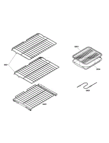 Shelf Assy parts for Thermador Electric Wall Oven ME301EB01 from AppliancePartsPros.com