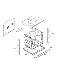 Covers Assy parts for Thermador Electric Wall Oven ME301EP01 from AppliancePartsPros.com