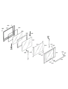 Oven Door Assy parts for Thermador Electric Wall Oven ME301ES01 from AppliancePartsPros.com