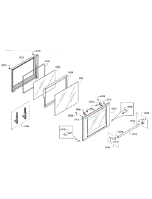 Door Bottom parts for Thermador Electric Wall Oven ME302EP01 from AppliancePartsPros.com
