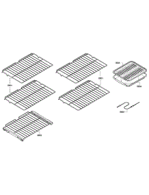 Racks Assy parts for Thermador Electric Wall Oven ME302EP01 from AppliancePartsPros.com