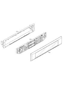 Control Panel parts for Thermador Electric Wall Oven MED272EB01 from AppliancePartsPros.com