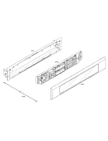 Control Pane parts for Thermador Electric Wall Oven MED302ES01 from AppliancePartsPros.com