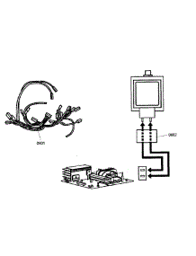 Wiring parts for Thermador Wall Oven/Microwave Combo MEMC301EB01 from AppliancePartsPros.com