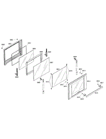 Door Assy parts for Thermador Wall Oven/Microwave Combo MEMC301EB01 from AppliancePartsPros.com